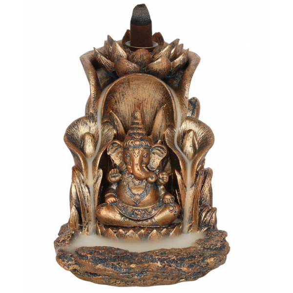 Incense Cone Holder BACKFLOW Ganesh